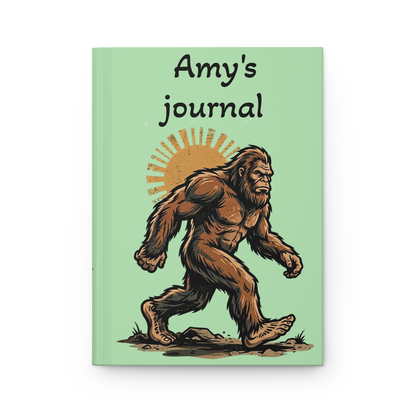 Hardcover Journal Matte- Sasquatch & UFO