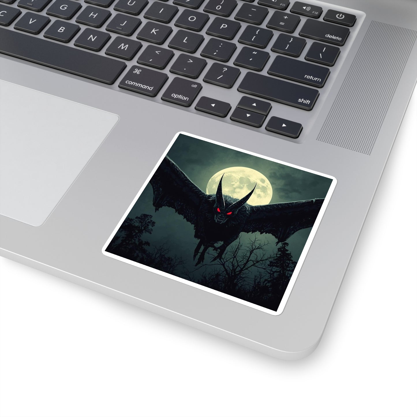 Celestial Cryptid Sticker — Mothman