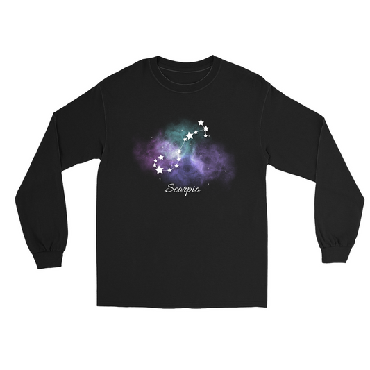 Constellation Long Sleeve Shirts-Scorpio