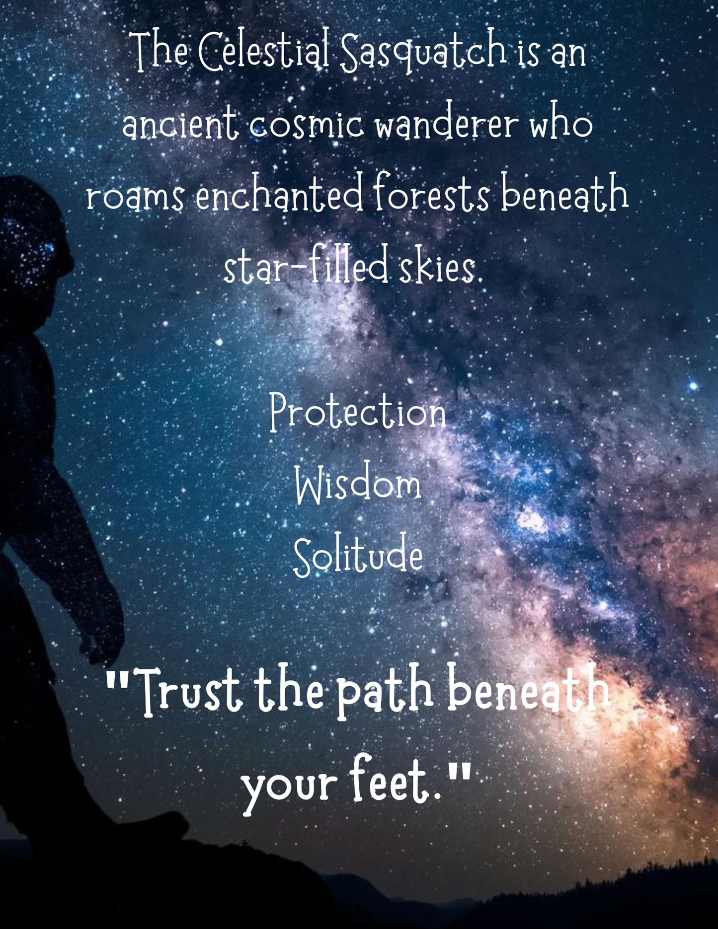 Celestial Cryptid double sided card pack