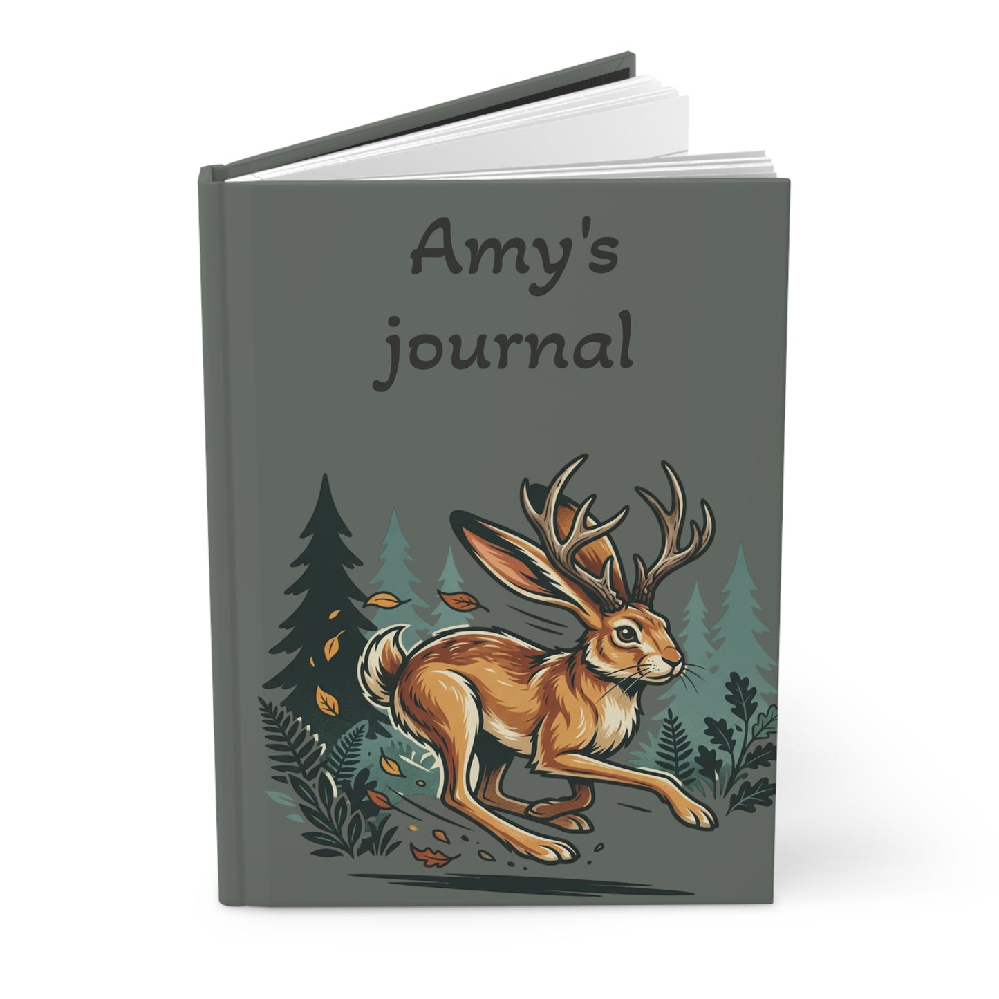 Hardcover Journal Matte- Jackalope