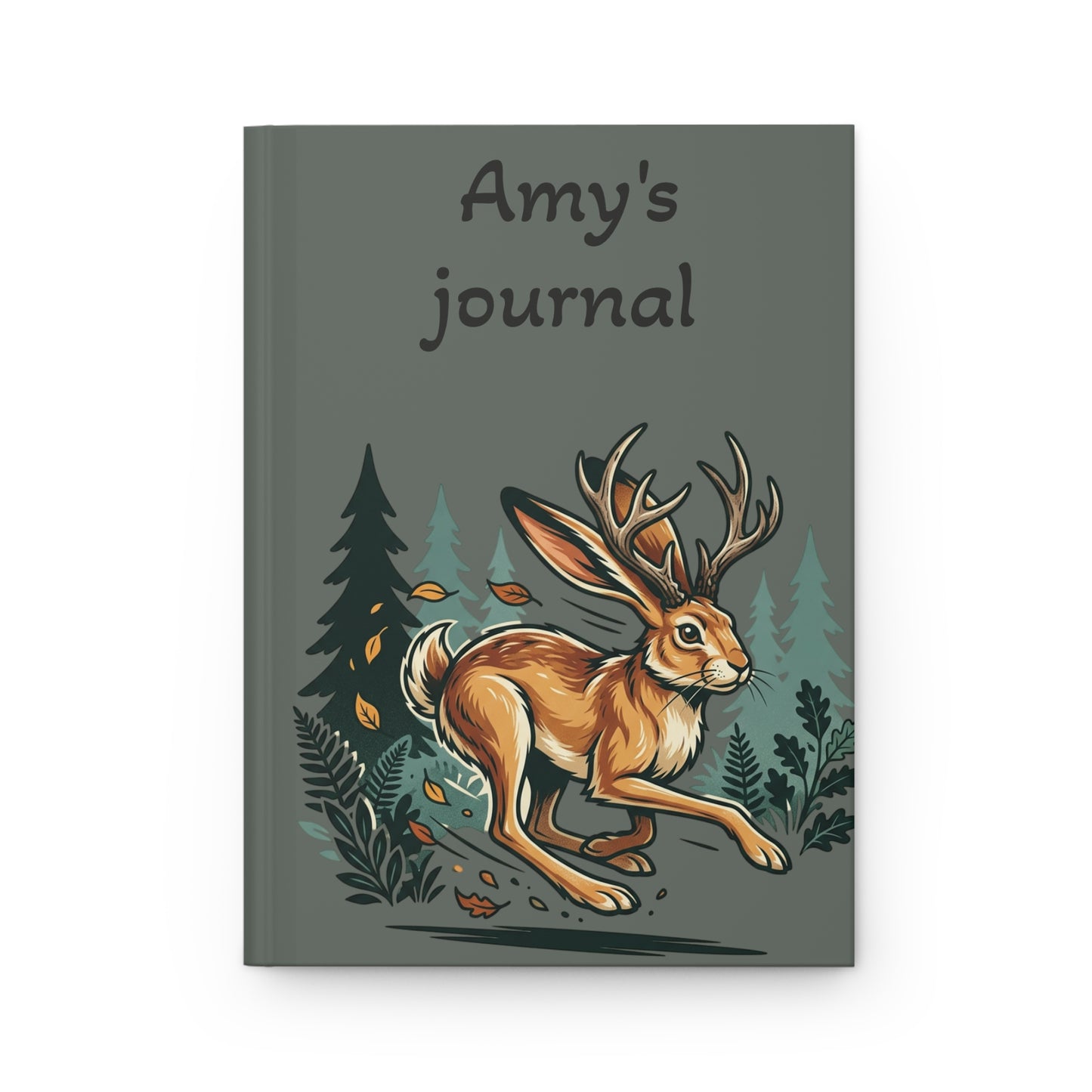 Hardcover Journal Matte- Jackalope
