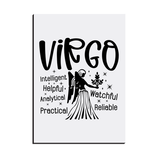 Easel Back Canvas-Virgo