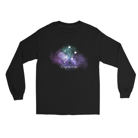 Constellation Long Sleeve Shirts-Capricorn