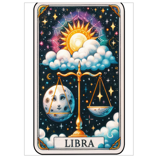 Flat Cards-Tarot Libra