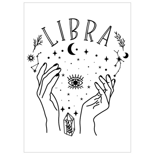 Flat Cards-Libra