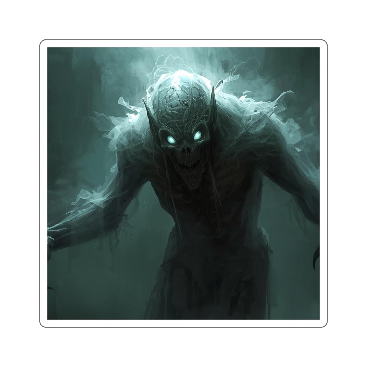 Celestial Cryptid Sticker — Wendigo
