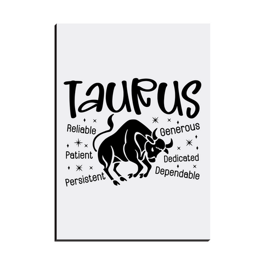 Easel Back Canvas-Taurus