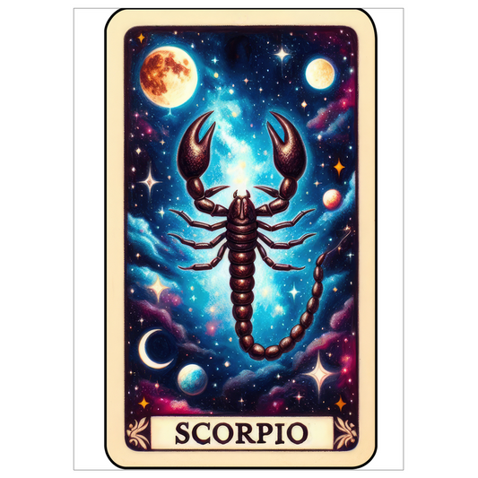 Flat Cards-Tarot Scorpio