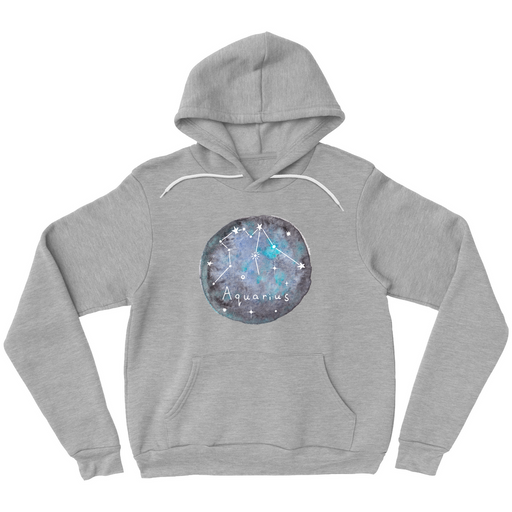 Pullover Hoodie-Aquarius constellation