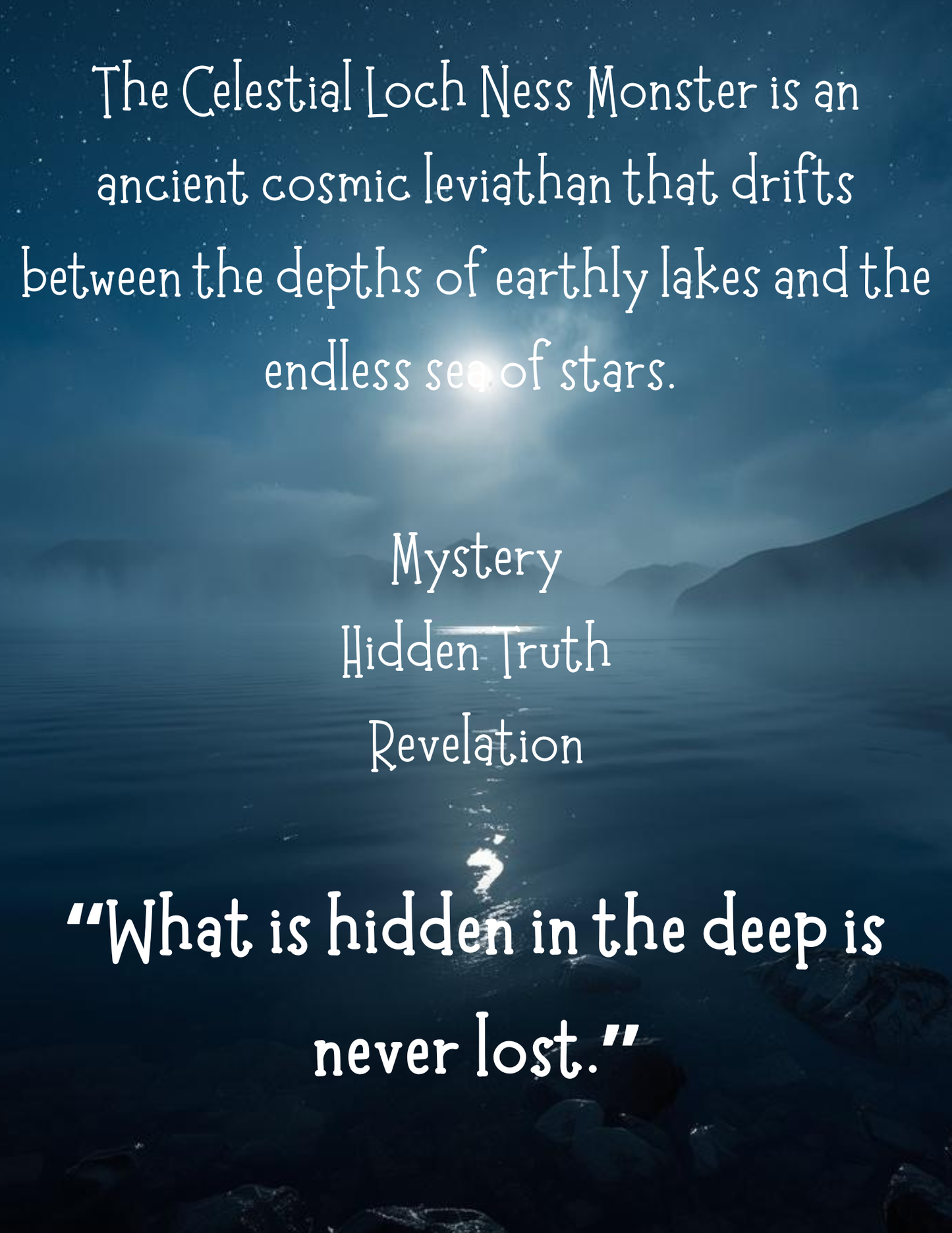 Celestial Cryptid double sided card pack