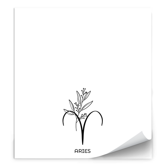 Photo Notepads-Aries