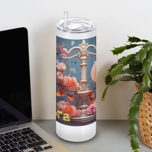 Tumbler With Straw-Libra