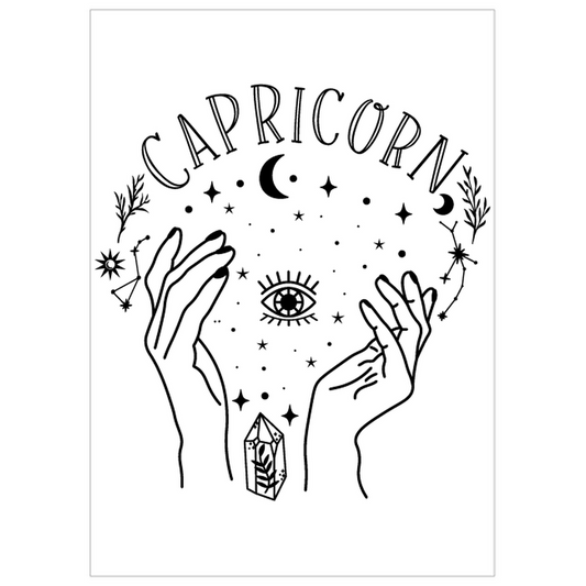Flat Cards-Capricorn