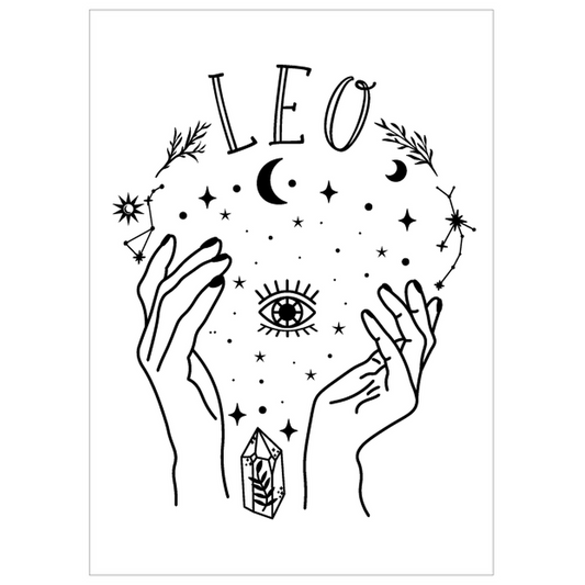 Flat Cards-Leo