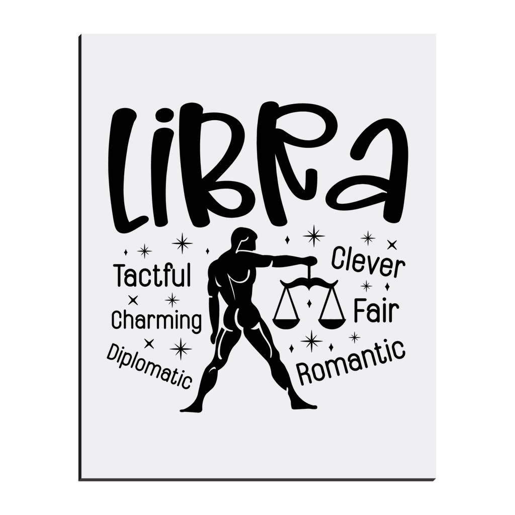 Easel Back Canvas-Libra