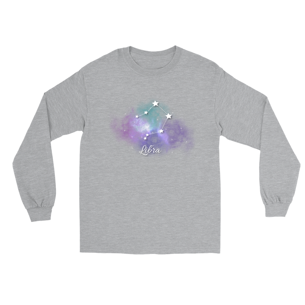 Constellation Long Sleeve Shirts-Libra