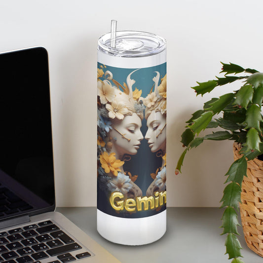 Tumbler With Straw-Gemini